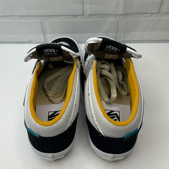 VANS White & Navy OG Half Cab Sneakers size 8 men - Picture 7 of 9